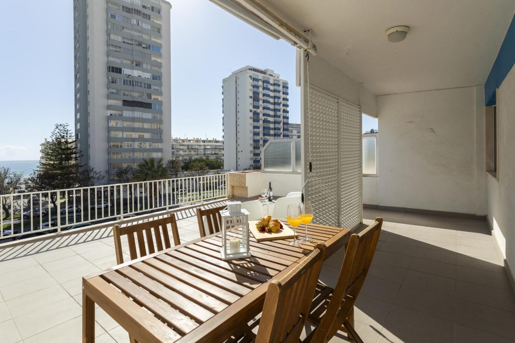 New! Quarteira Sea View Apartment Екстериор снимка