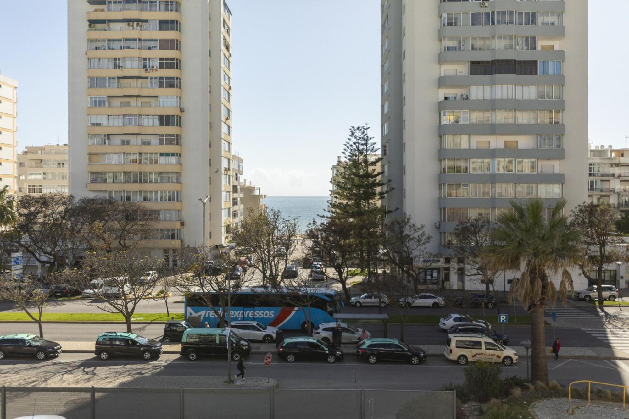 New! Quarteira Sea View Apartment Екстериор снимка